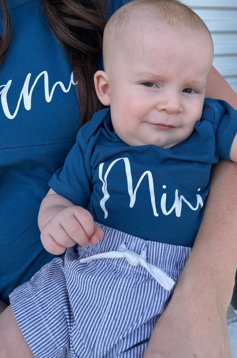 トップス Baby Short Sleeve Lap Onesie(70) Baby Lap Onesie – Misha