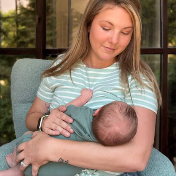 Mom nursing baby 