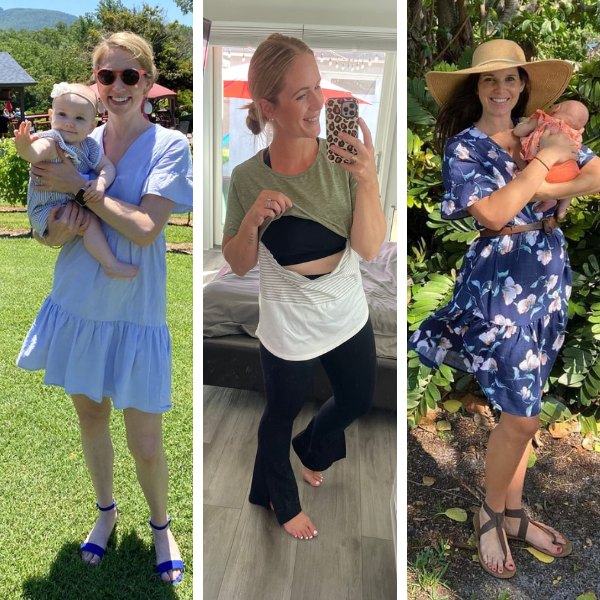 Breastfeeding styles for summer