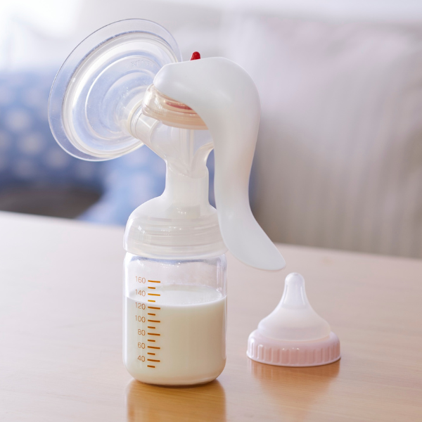 Breastmilk in a bottle