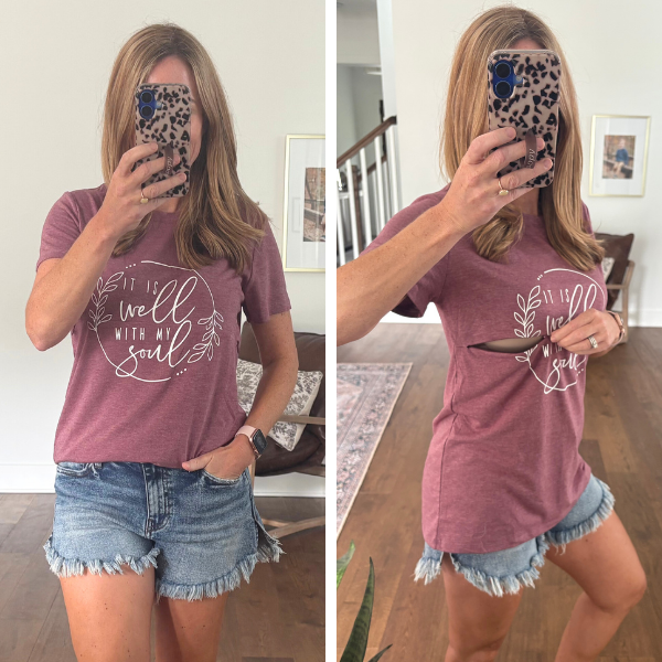 well with my soul nursing tee