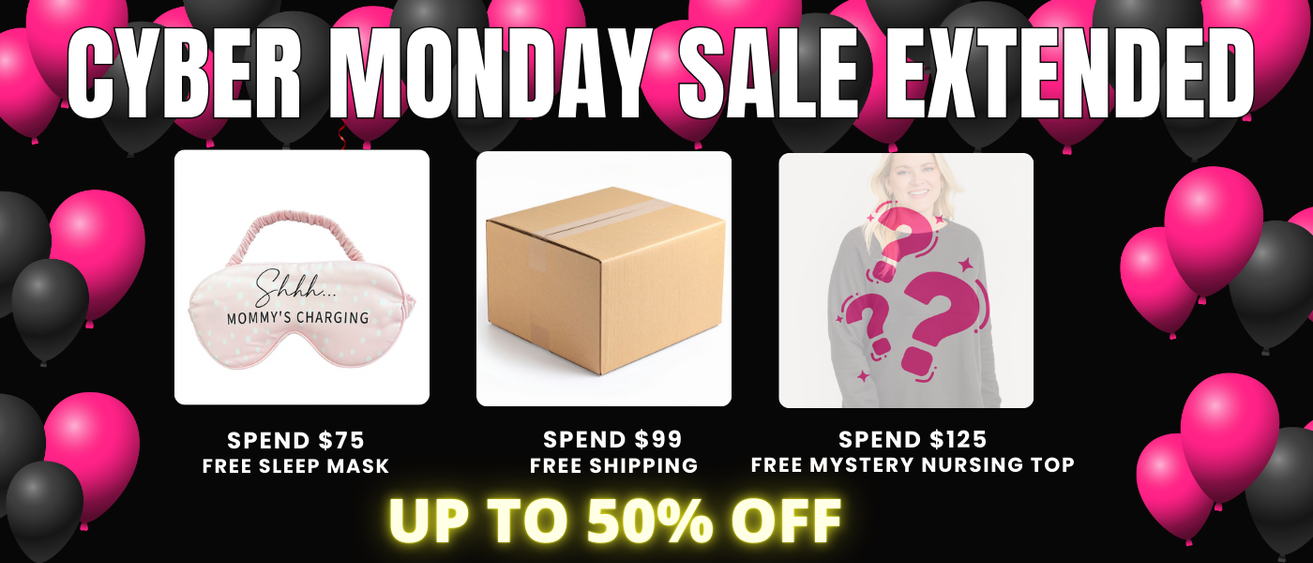 free nursing top with purchase 