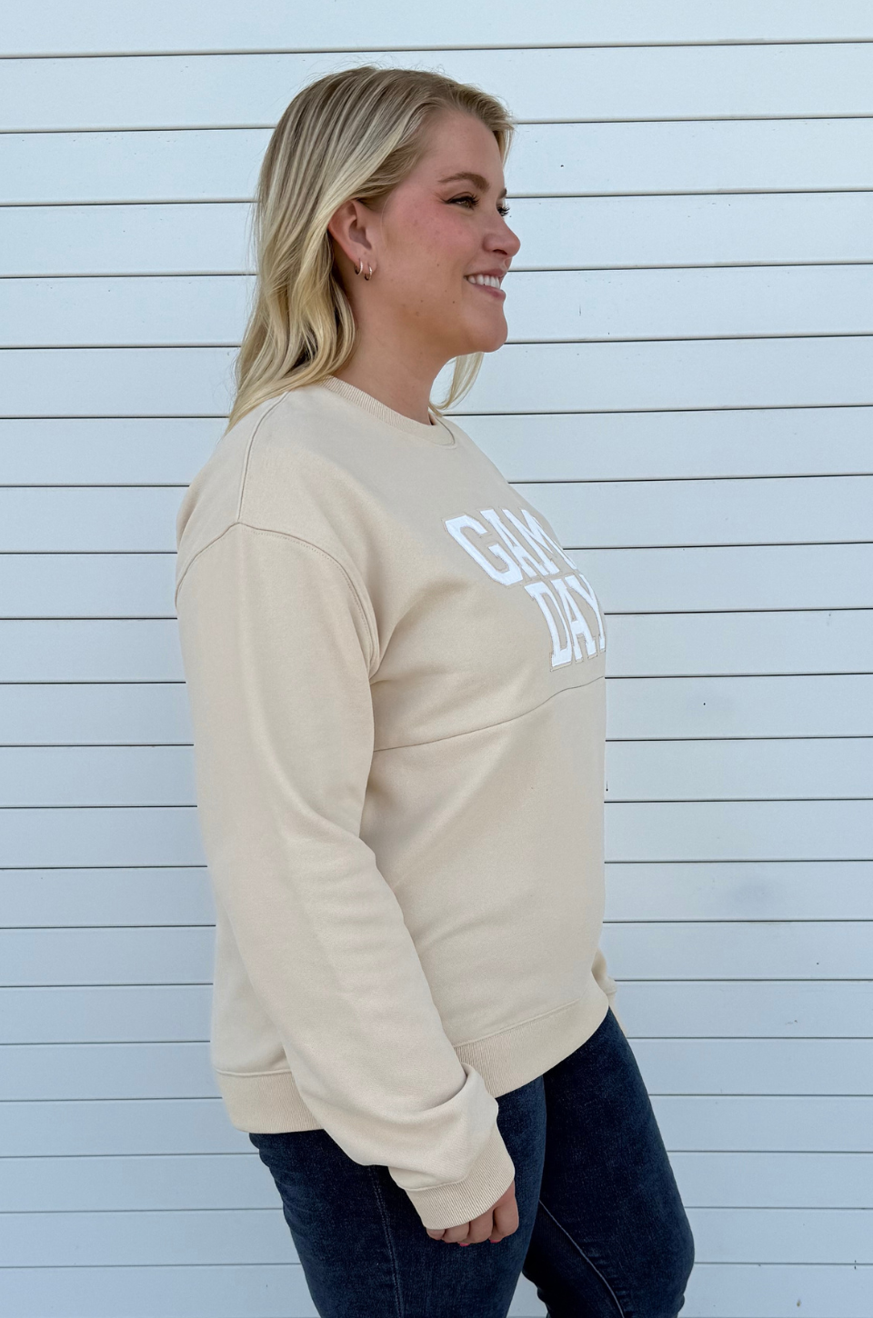 Game Day nursing sweatshirt