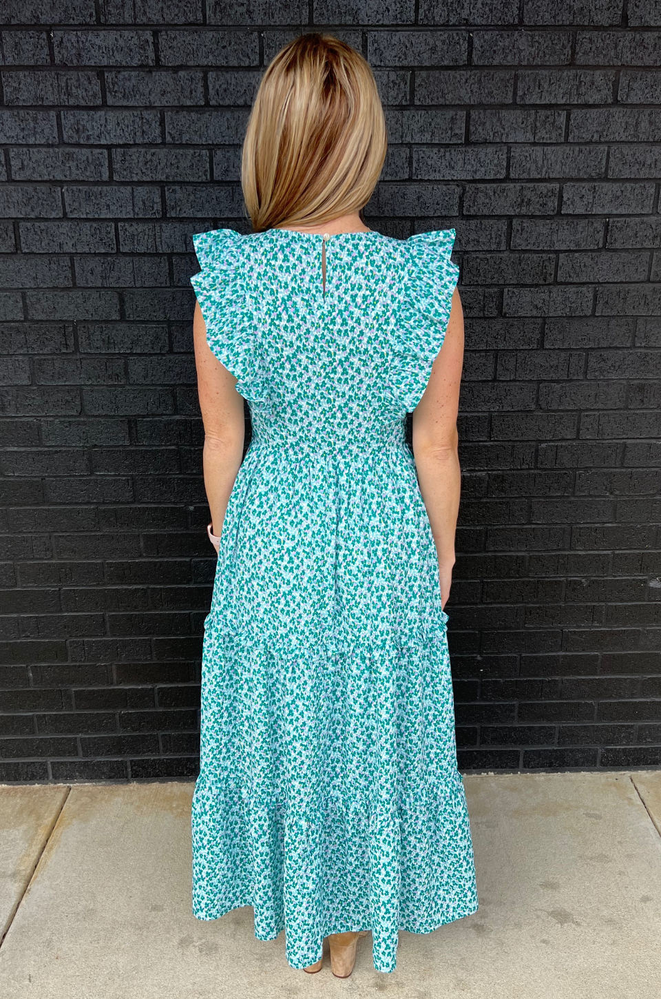BACKORDER Smocked Floral Print Nursing Midi Dress | Breastfeeding Clothing | BACKORDER Smocked Floral Print Nursing Midi Dress | Breastfeeding Clothing |