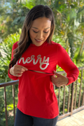 Merry Christmas shirt for breastfeeding moms