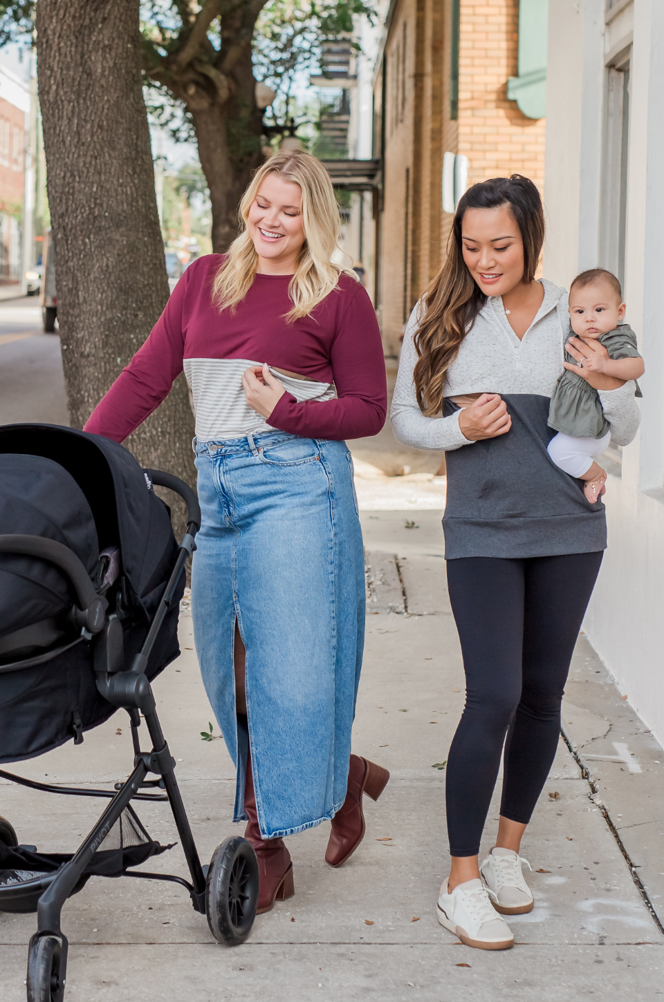 nursing shirt for cold weather