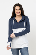 Nursing hoodie with pockets