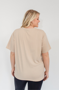 Tan nursing shirt