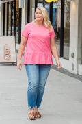 ruffle tee for nursing moms