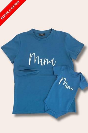 matching mom and baby tees nursing