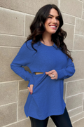 blue nursing sweatshirt for moms