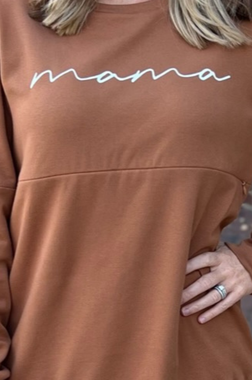Mumma Shines Maternity and Nursing Hoodie Sweatshirt