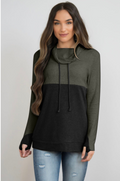 Dark Gray nursing pullover 