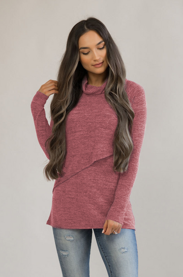red nursing sweater
