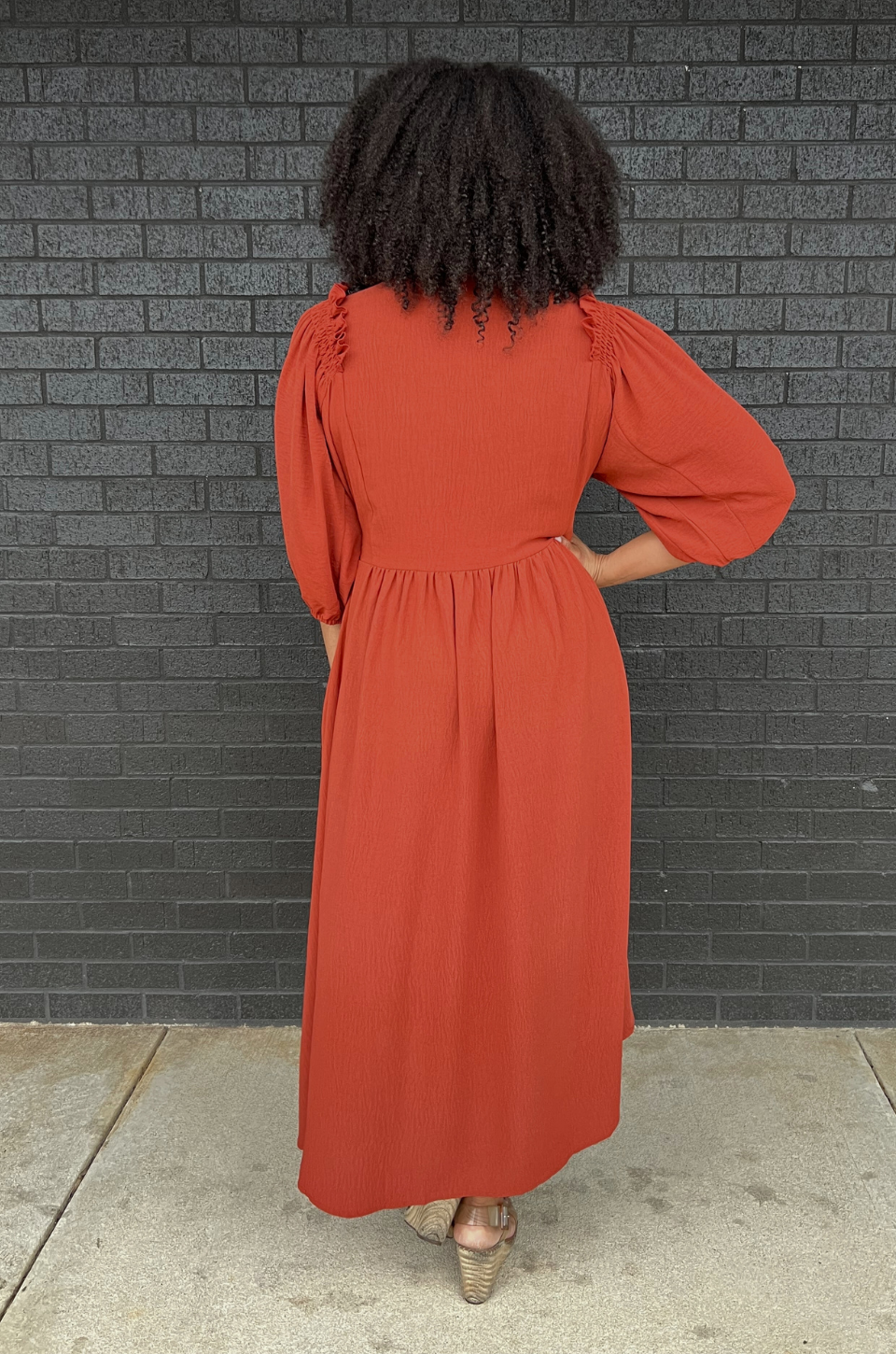 flowy nursing dress