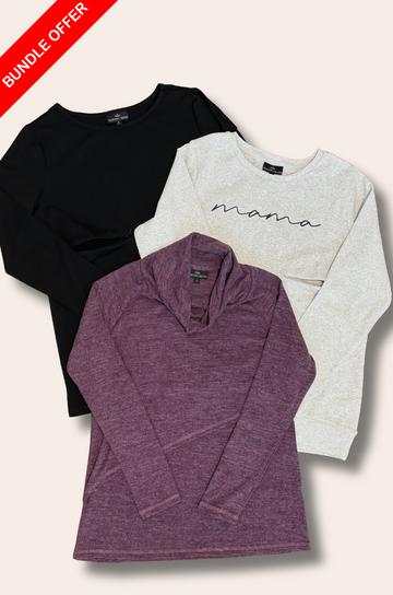 winter nursing clothes for moms 