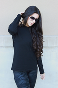 black nursing tee