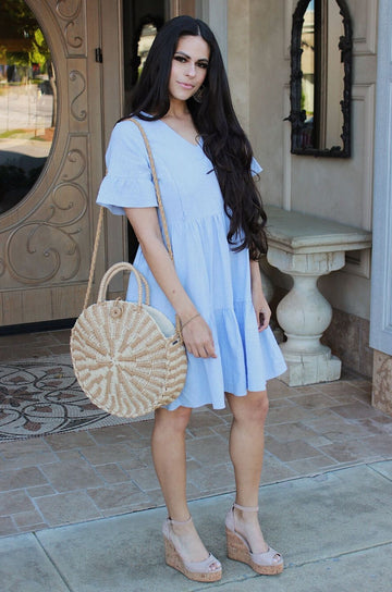 conservative nursing dress for baptism