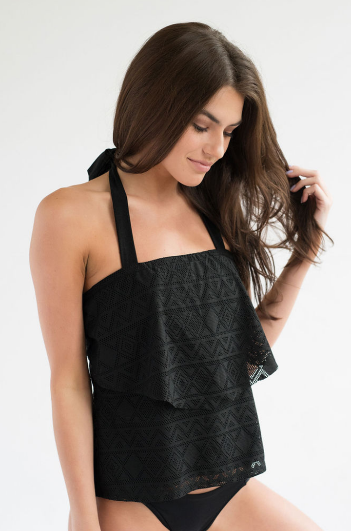 Nursing tankini for breastfeeding