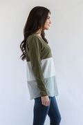 hidden zipper nursing top