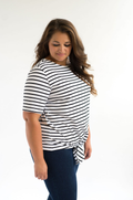 Nursing Tshirt with hidden zipper plus size