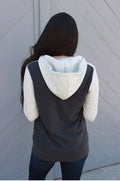 long breastfeeding hoodie
