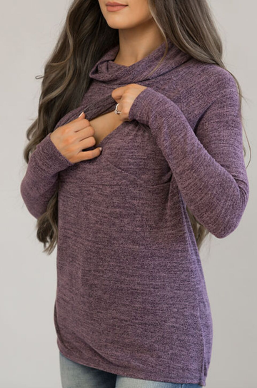 nursing knit sweater soft